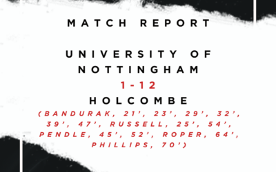 Match report – University of Nottingham 1-12 M1s (Premier Division, 28th October, 2023)